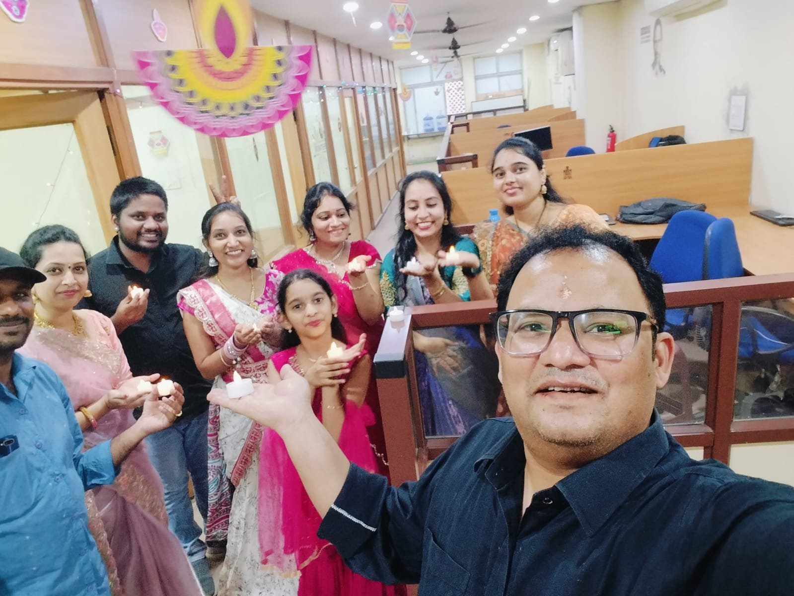 Lighting Diyas for Diwali
